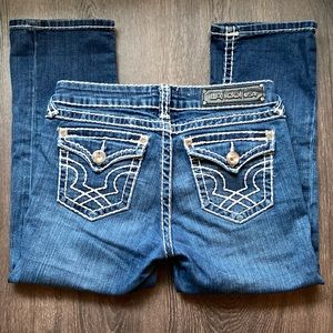 LA Idol Cropped Jeans. Sz. 7